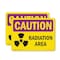 Signmission Radiation & Laser Sign, 7 in H x 10 in W, Plastic, Rectangle OS-2PACK-CR-P-710-L-10182 - alternate 1